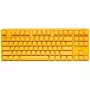 Ducky One 3 Geltona TKL klaviatūra, žaidimams, USB, vokiečių, mechaninė