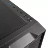 PC korpusas Kolink Inspire K12 ARGB Midi Tower — juodas su permatomu šonu, palaiko ATX/Micro ATX/ITX, 2x3,5 colio + 2x2,5 colio skyriai