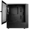 PC korpusas Kolink Inspire K12 ARGB Midi Tower — juodas su permatomu šonu, palaiko ATX/Micro ATX/ITX, 2x3,5 colio + 2x2,5 colio skyriai