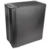 PC korpusas Kolink Inspire K12 ARGB Midi Tower — juodas su permatomu šonu, palaiko ATX/Micro ATX/ITX, 2x3,5 colio + 2x2,5 colio skyriai