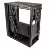 PC korpusas Kolink Inspire K12 ARGB Midi Tower — juodas su permatomu šonu, palaiko ATX/Micro ATX/ITX, 2x3,5 colio + 2x2,5 colio skyriai