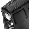 PC korpusas Kolink Inspire K12 ARGB Midi Tower — juodas su permatomu šonu, palaiko ATX/Micro ATX/ITX, 2x3,5 colio + 2x2,5 colio skyriai