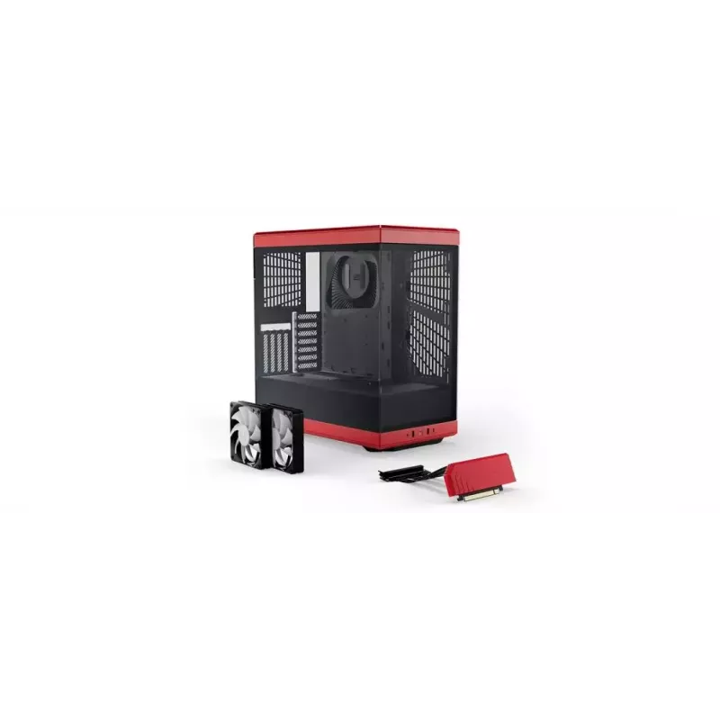 PC korpusas HYTE Y40 Midi Tower juoda, raudona