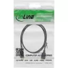 InLine USB 2.0 ilginimo laidas, Type A kištukas / lizdas, paauksuoti kontaktai, juodas, 1 m