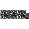 Aerocool ASTRO12PRO rinkinys 3 ventiliatoriai PC 12cm LED RGB antivibracinis nuotolinio valdymo