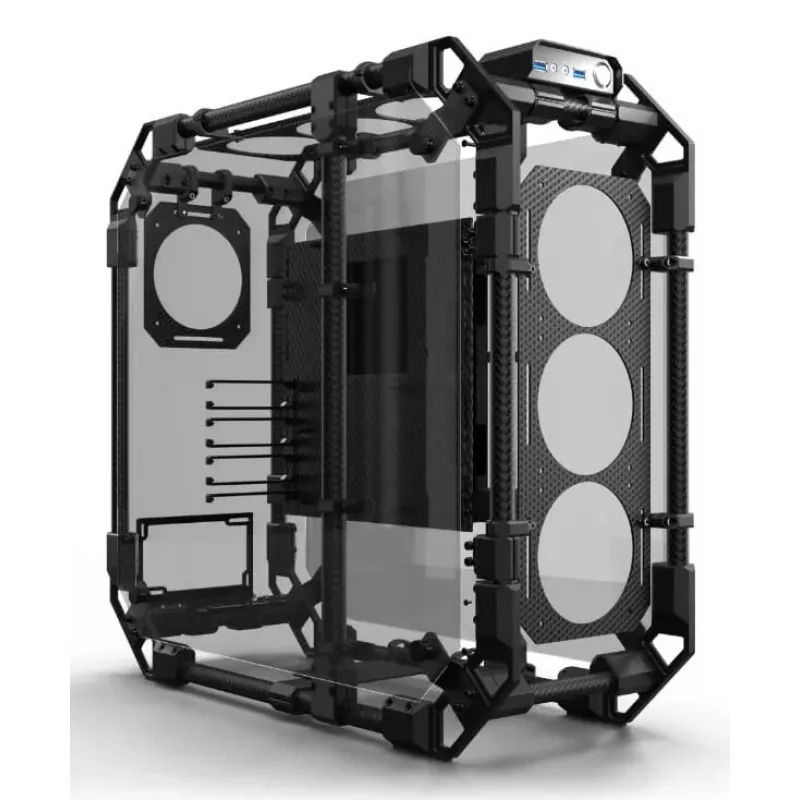PC korpusas Alphacool Apex Skeleton Full Tower juodas