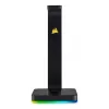 CORSAIR ausinių stovas - St100 RGB Premium - su stovu 7.1 erdvinis garsas - pritaikomas RGB apšvietimas