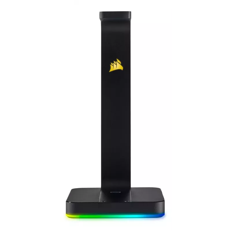 CORSAIR ausinių stovas - St100 RGB Premium - su stovu 7.1 erdvinis garsas - pritaikomas RGB apšvietimas