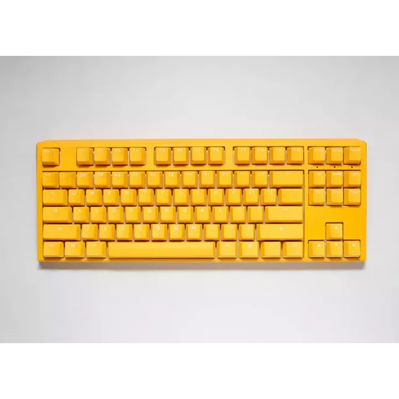 Ducky One 3 Geltona TKL klaviatūra, žaidimams, USB, mechaninė, laidinė