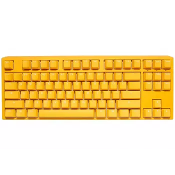 Ducky One 3 Geltona TKL klaviatūra, žaidimams, USB, mechaninė, laidinė