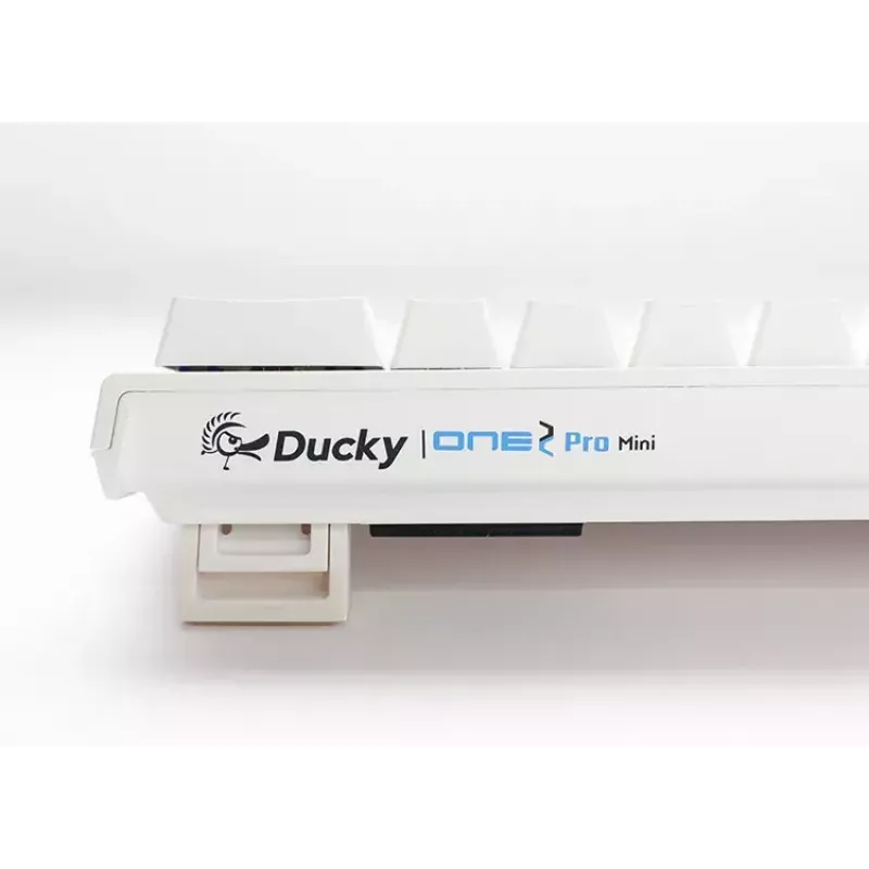Ducky DKON2061ST klaviatūra USB QWERTY US International balta mini mechaninė RGB LED