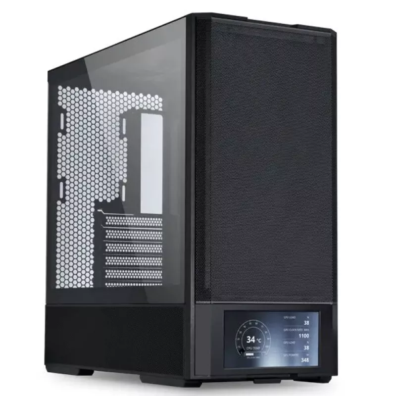 PC korpusas Lian Li LAN207DX Midi Tower juodas