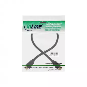 InLine High Speed HDMI kabelis su Ethernet, M/M, juodas, auksiniai kontaktai, 3m