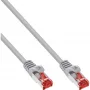 InLine komutacinis kabelis S/FTP PiMF Cat.6 250MHz PVC copper Pilka 3m