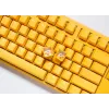 Ducky One 3 Geltona TKL klaviatūra, žaidimams, USB, vokiška, mechaninė