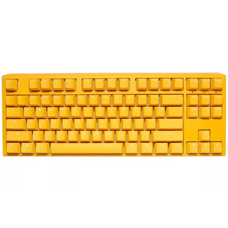 Ducky One 3 Geltona TKL klaviatūra, žaidimams, USB, vokiška, mechaninė