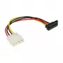 InLine SATA maitinimo adapterio kabelis 5,25 colio / 15 kontaktų SATA 0,15 m, žemyn nukreiptas