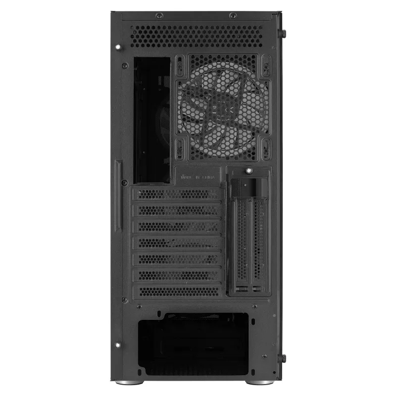 Aerocool PRISMBKV3 PC Case ATX Juoda 4 Fans ARGB Front Side Side Tempered Glass