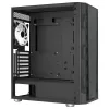 Aerocool PRISMBKV3 PC Case ATX Juoda 4 Fans ARGB Front Side Side Tempered Glass