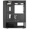 Aerocool PRISMBKV3 PC Case ATX Juoda 4 Fans ARGB Front Side Side Tempered Glass