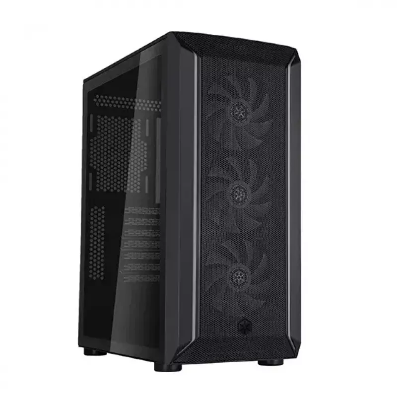 PC korpusas Sidabrinėstone FARA 511Z Midi Tower juodas