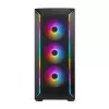 PC korpusas Sidabrinėstone FARA 511Z Midi Tower juodas