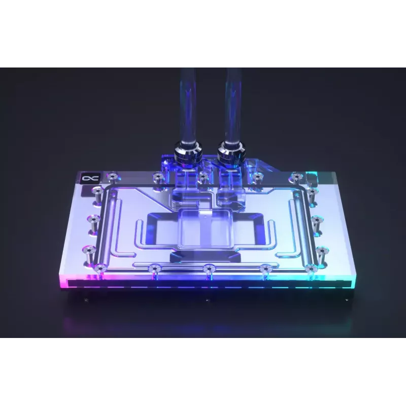 Vandens blokas + galinė plokštė Alphacool GPX-N Akrilas Aliuminis Varis Juoda 144,3x198,6x35,9mm