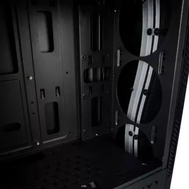 PC korpusas Kolink Inspire K5 ARGB Midi Tower juodas