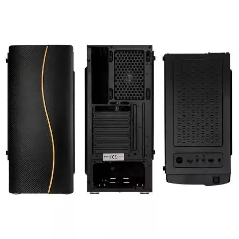 PC korpusas Kolink Inspire K5 ARGB Midi Tower juodas