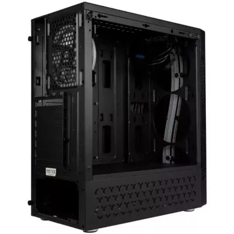 PC korpusas Kolink Inspire K5 ARGB Midi Tower juodas