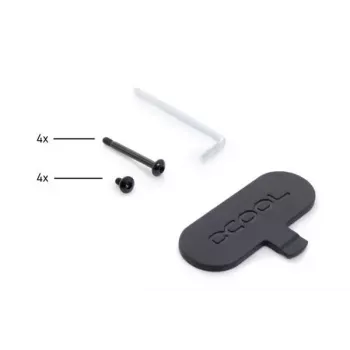 Radiatorius Alphacool 14472 žalvaris varis nerūdijantis plienas juodas 124mm