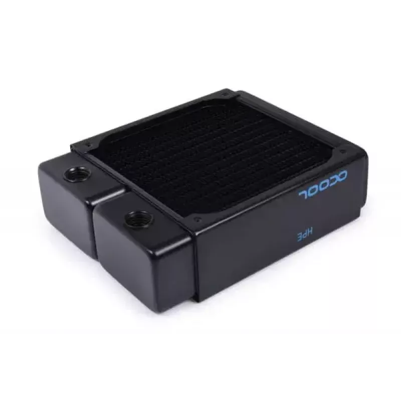 Radiatorius Alphacool 14472 žalvaris varis nerūdijantis plienas juodas 124mm