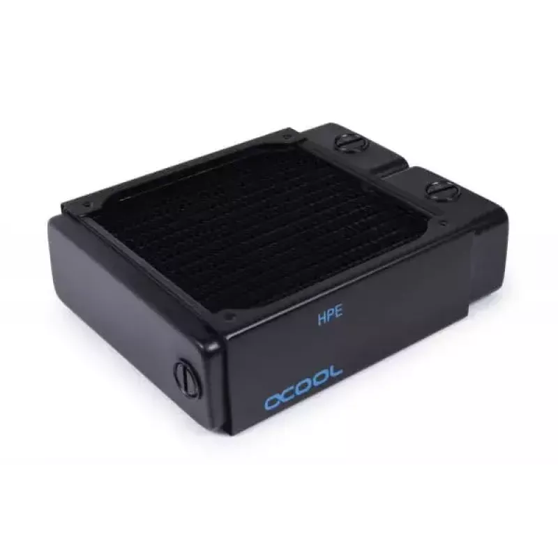 Radiatorius Alphacool 14472 žalvaris varis nerūdijantis plienas juodas 124mm