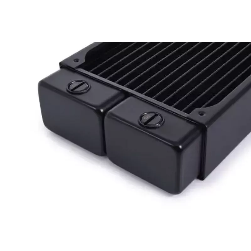 Radiatorius Alphacool 14472 žalvaris varis nerūdijantis plienas juodas 124mm