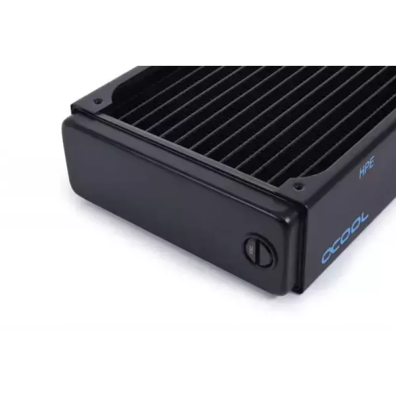 Radiatorius Alphacool 14472 žalvaris varis nerūdijantis plienas juodas 124mm