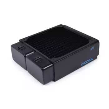 Radiatorius Alphacool 14472 žalvaris varis nerūdijantis plienas juodas 124mm