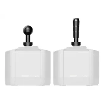 Lenktynių pavarų perjungimo priedas Moza Racing RS079 aliuminis baltas