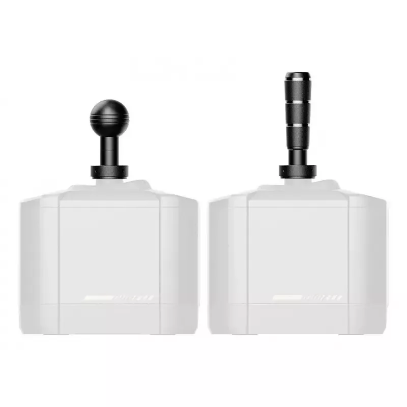 Lenktynių pavarų perjungimo priedas Moza Racing RS079 aliuminis baltas
