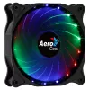 AEROCOOL COSMO12FRGB 120 mm kompiuterio korpuso ventiliatorius, 1000 RPM, 15 šviesos diodų RGB, Molex jungtis, 3,72 W, juodas