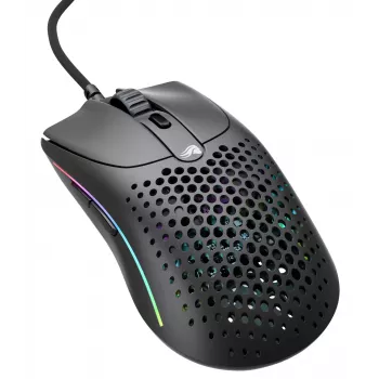 Glorious Gaming Glorious Model O Wired 2 - matinė juoda, dešiniarankė, optinė, USB Type-A, 26000 DPI, 1 ms, juoda