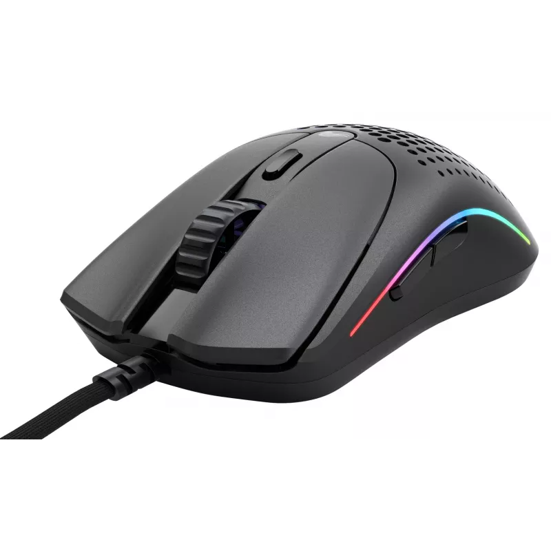 Glorious Gaming Glorious Model O Wired 2 - matinė juoda, dešiniarankė, optinė, USB Type-A, 26000 DPI, 1 ms, juoda