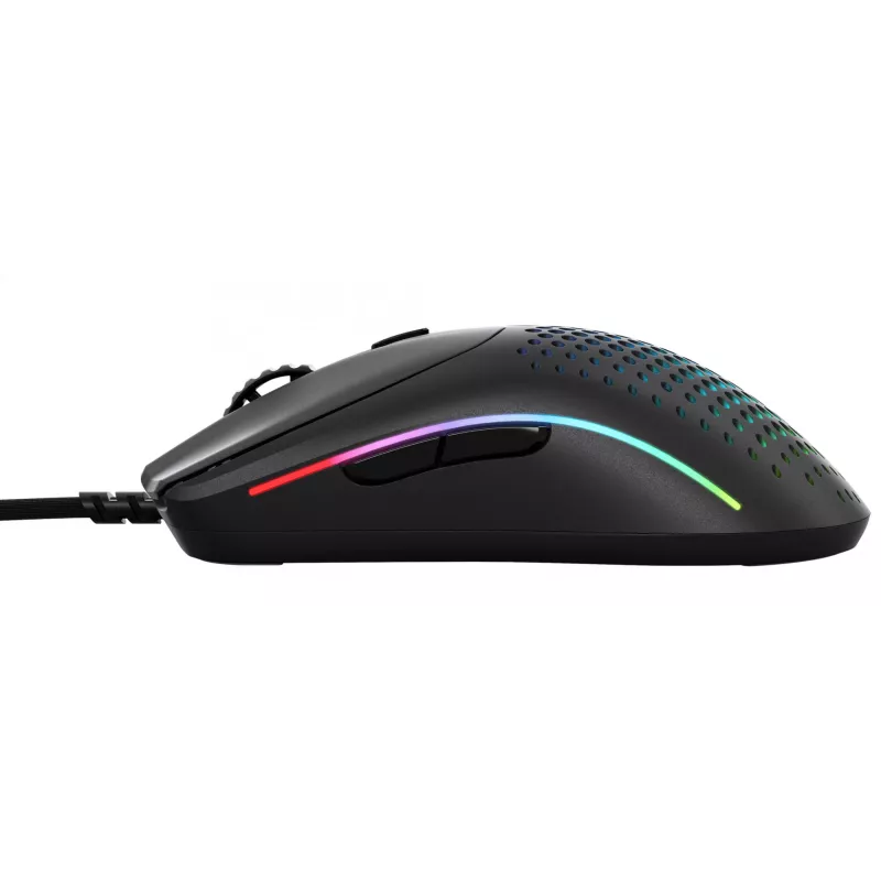 Glorious Gaming Glorious Model O Wired 2 - matinė juoda, dešiniarankė, optinė, USB Type-A, 26000 DPI, 1 ms, juoda