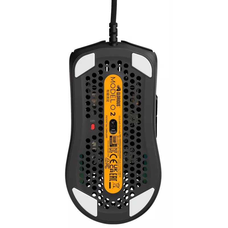 Glorious Gaming Glorious Model O Wired 2 - matinė juoda, dešiniarankė, optinė, USB Type-A, 26000 DPI, 1 ms, juoda