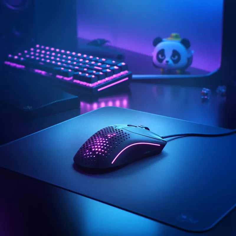 Glorious Gaming Glorious Model O Wired 2 - matinė juoda, dešiniarankė, optinė, USB Type-A, 26000 DPI, 1 ms, juoda