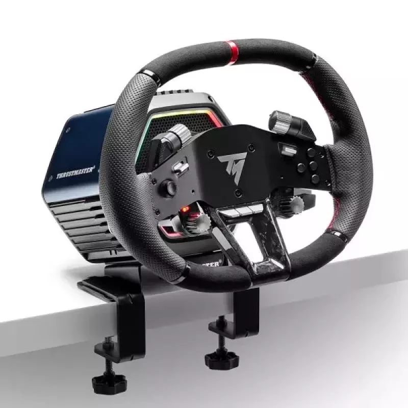 Thrustmaster Hypercar Wheel Add-On Juodas, Sidabrinis vairas PC, PlayStation 4, PlayStation 5, Xbox, Xbox One