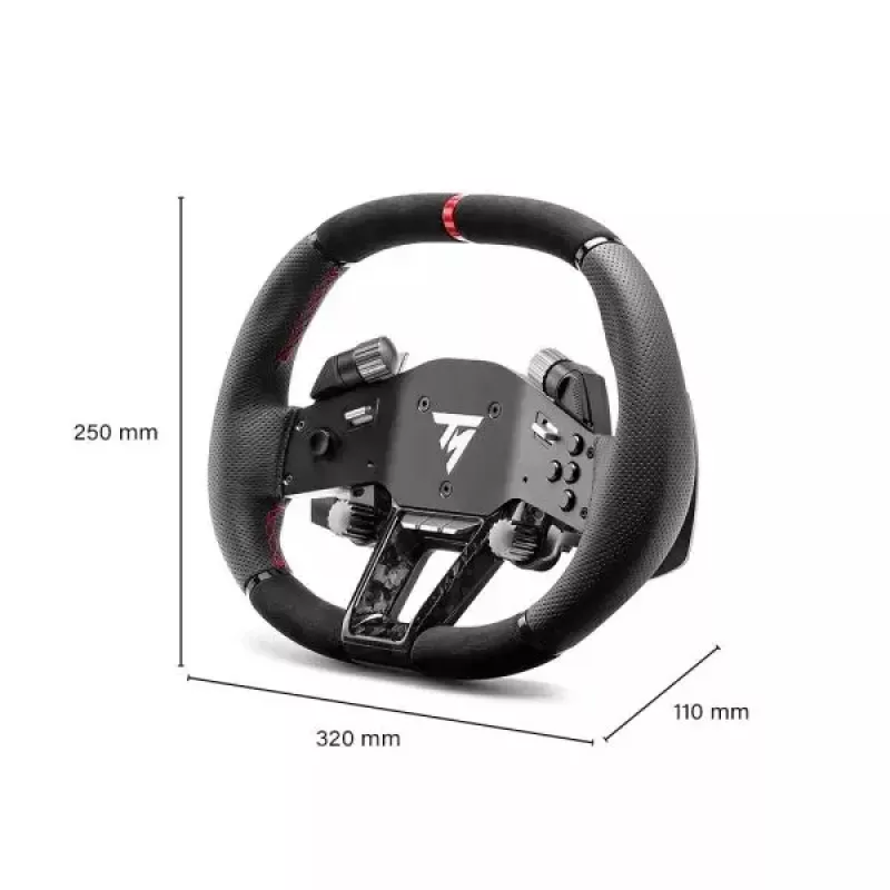 Thrustmaster Hypercar Wheel Add-On Juodas, Sidabrinis vairas PC, PlayStation 4, PlayStation 5, Xbox, Xbox One