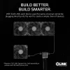 CORSAIR Icue Link Rx140 Max 140mm Pwm Storas Ventiliatoriaus Išplėtimas