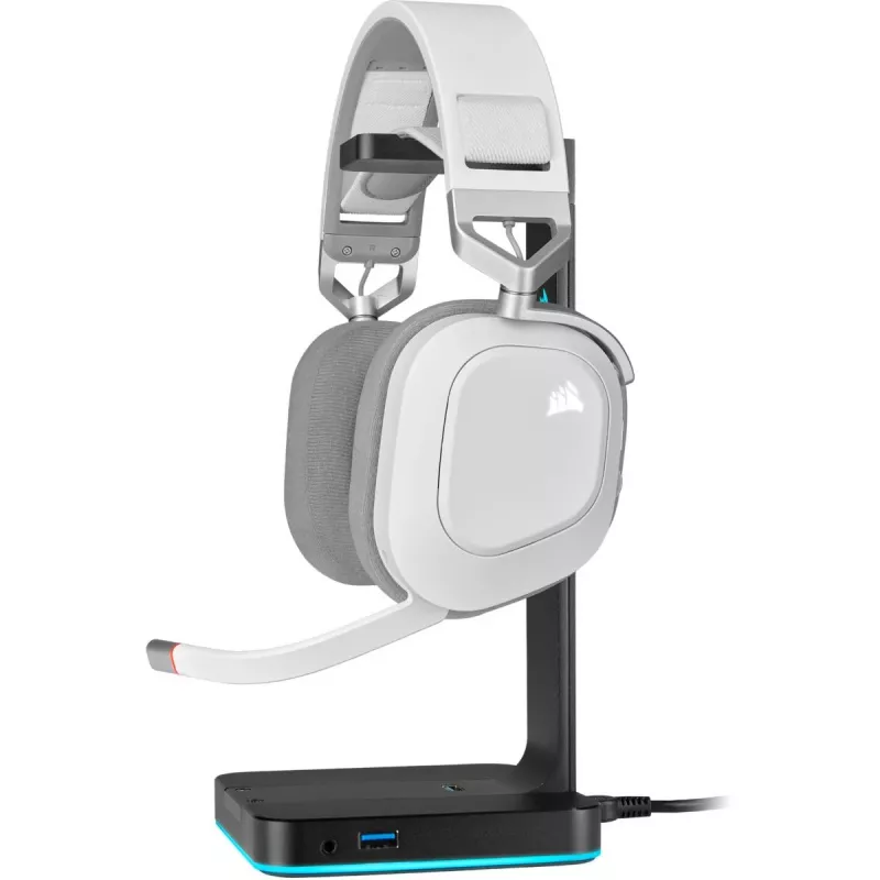 CORSAIR Žaidimų ausinės Hs80 - Belaidės - Baltos