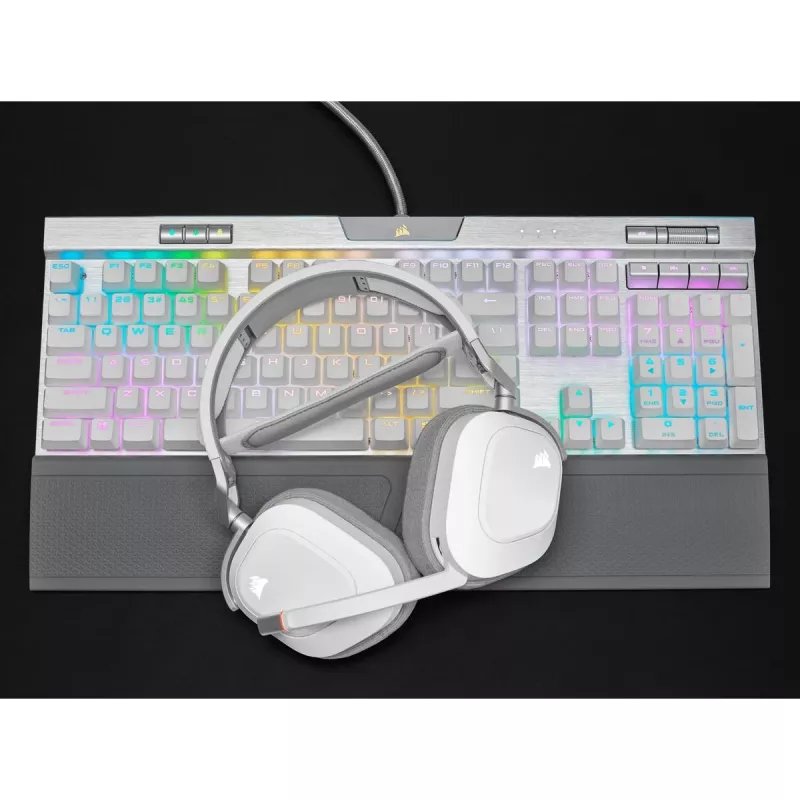 CORSAIR Žaidimų ausinės Hs80 - Belaidės - Baltos