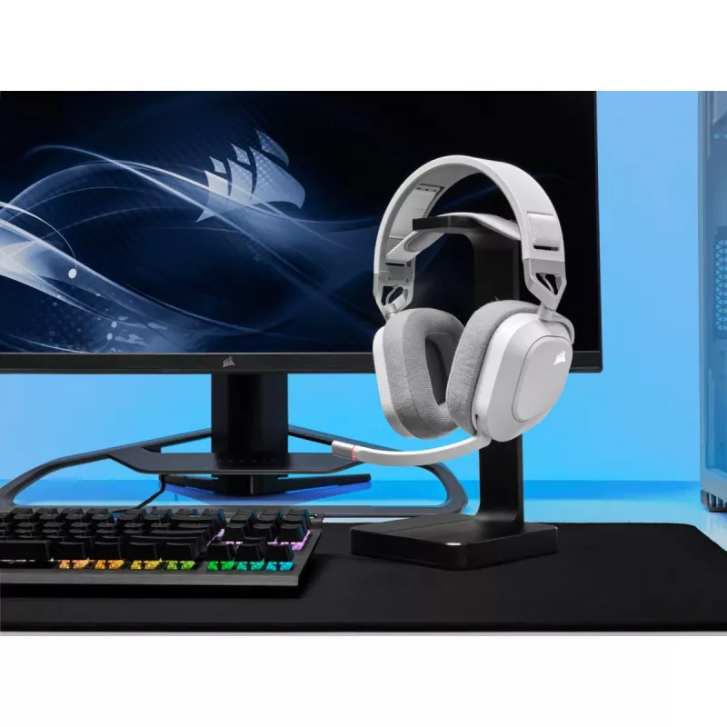 CORSAIR Žaidimų ausinės Hs80 - Belaidės - Baltos